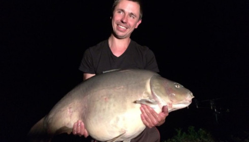 A 52 lb carp from Blue Lake, david vasseur, Aug 2017