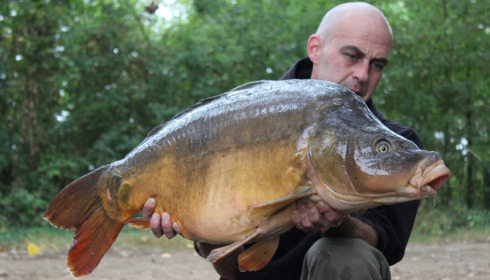 A 38 lb carp from Blue Lake, brian luckett, Sep 2016