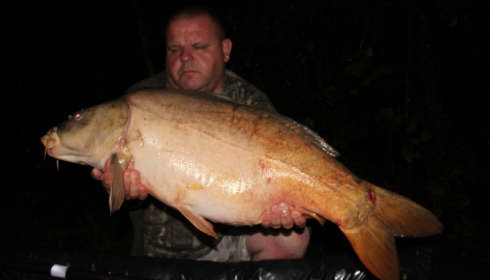 A 40 lb carp from Blue Lake, tony gouldsborough, Jul 2017