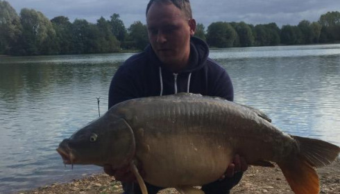A 30 lb carp from Blue Lake, alex sykes, Oct 2015