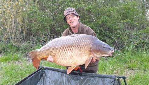 A 52 lb carp from Blue Lake, Apr 2019