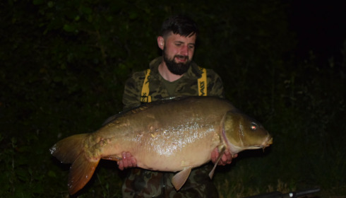 A 44 lb 2 oz carp from Blue Lake, Nicholas Lowe, May 2022