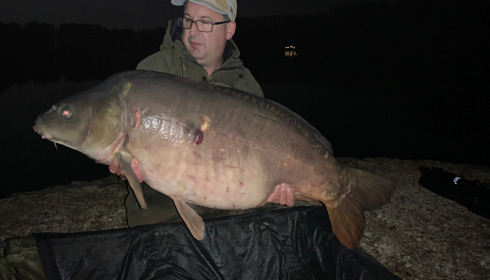 A 61 lb fish from Blue Lake, Sep 2021