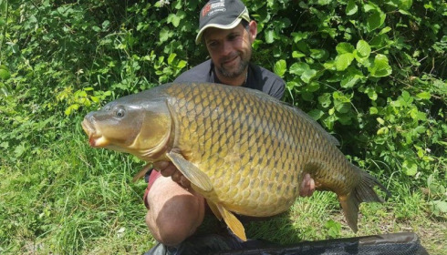 A 32 lb carp from Blue Lake, guillaume legare, Jun 2017