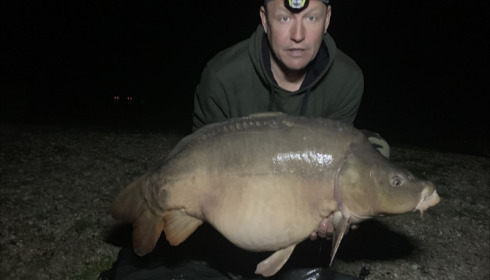 A 51 lb 1 oz carp from Blue Lake, Kestutis Jokubaitis, May 2019