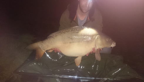 A 38 lb carp from Blue Lake, danny hubbard, May 2016