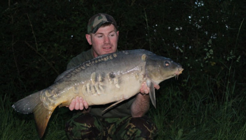 A 31 lb carp from Blue Lake, Matt Linstead, May 2015