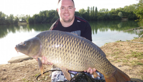 A 36 lb carp from Blue Lake, josh wells, Aug 2015