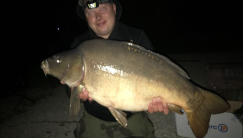 A 33 lb carp from Blue Lake, Algimantas Raila, Aug 2018
