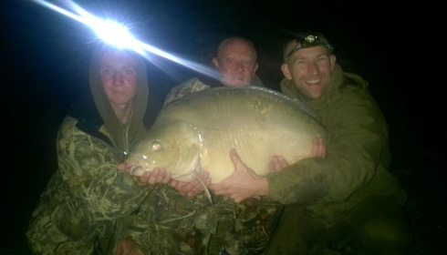 A 46 lb 7 oz carp from Blue Lake, Colin Mulrooney, Oct 2015