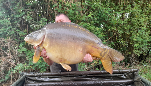 A 46 lb fish from Blue Lake, Aug 2023