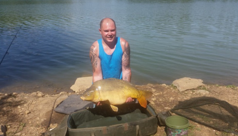 A 32 lb carp from Blue Lake, ryan williams, Jul 2015