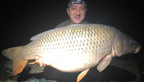 A 39 lb carp from Blue Lake, alan tsang, Sep 2018