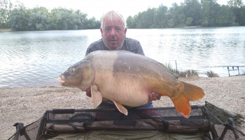 A 56 lb carp from Blue Lake, Gary Young, Aug 2021