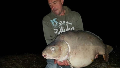 A 58 lb carp from Blue Lake, David Clarkson, Oct 2018