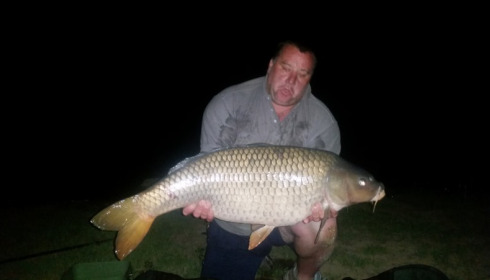A 36 lb 6 oz carp from Blue Lake, Robert Barnes, Jun 2016