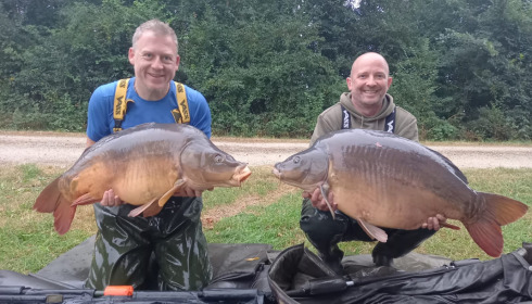 A fish from Blue Lake, Brace of 40lb+, Jul 2022