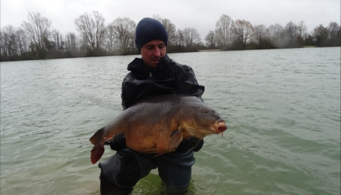 A 55 lb 11 oz carp from Blue Lake, david, Feb 2019