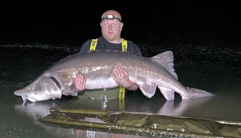 A sturgeon from Blue Lake, James Upton, May 2023