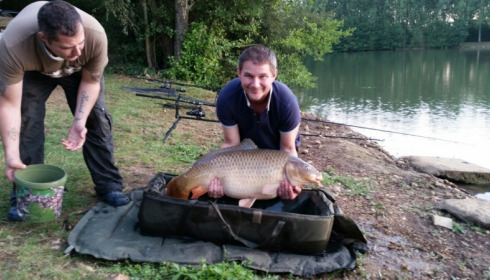 A 38 lb carp from Blue Lake, les williams, Aug 2015