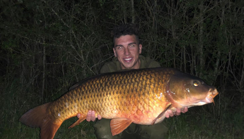 A 31 lb 4 oz carp from Blue Lake, Ben Chambers, Apr 2022