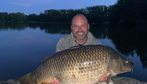 A 43 lb fish from Blue Lake, Marks Common from Swim 3, May 2022
