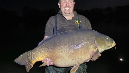 A fish from Blue Lake, 56lb 4oz, Apr 2023
