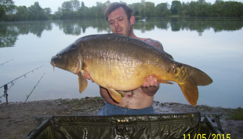 A carp from Blue Lake, lewis, Jul 2015