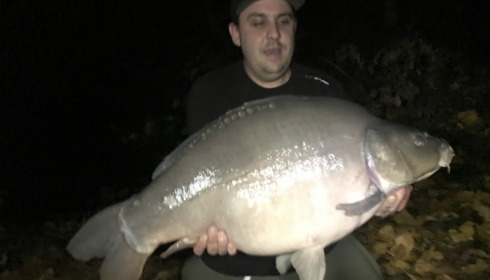 A 32 lb carp from Blue Lake, Oliver Piasecki , Oct 2017