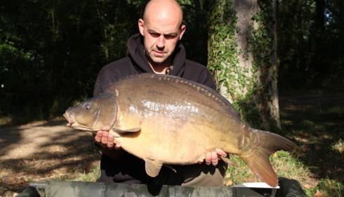 A 33 lb carp from Blue Lake, brian luckett, Sep 2016