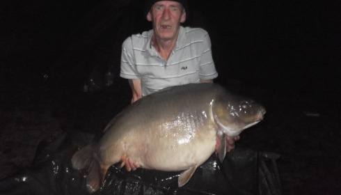 A 52 lb carp from Blue Lake, dave brockett, Sep 2017