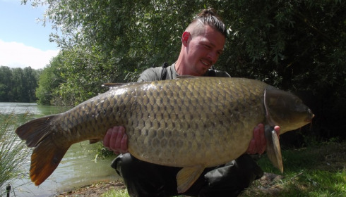 A 34 lb carp from Blue Lake, luke harris, Jun 2017