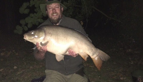 A 35 lb carp from Blue Lake, stuart mccann, Oct 2015