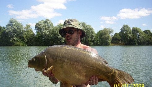 A carp from Blue Lake, lewis, Jul 2015
