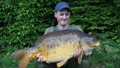 A 27 lb 11 oz carp from Boux, Michael Purnell, May 2014