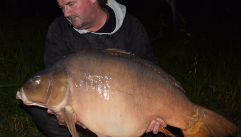 A 52 lb 8 oz carp from Boux, Measor Party, Sep 2015