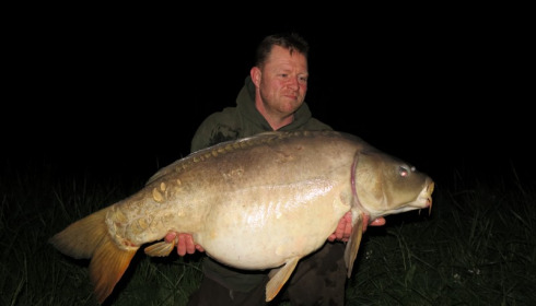 A 48 lb 10 oz carp from Boux, Andrew Hooper, Apr 2016