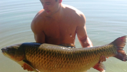 A 51 lb grass carp from Boux, Sam, May 2014