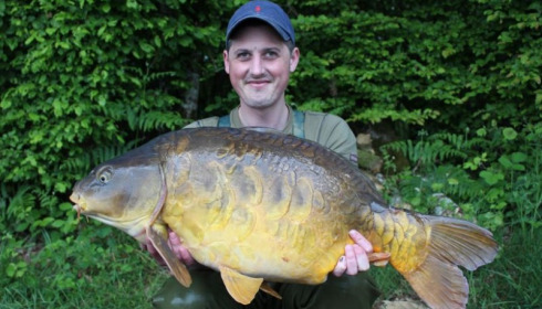 A 27 lb 11 oz carp from Boux, Michael Purnell, May 2014