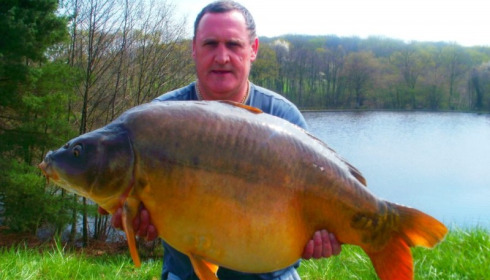 A 44 lb 7 oz carp from Boux, Derek Ryley, Apr 2012