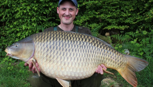 A 45 lb 15 oz carp from Boux, Michael Purnell, May 2014