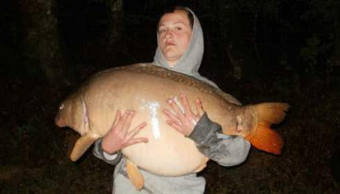 A 51 lb 8 oz carp from Boux, Louis Ryley, Apr 2012