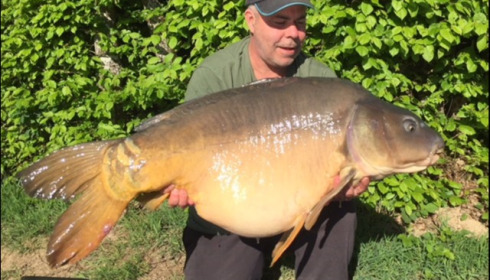 A carp from Boux, Wood's Party, Apr 2018