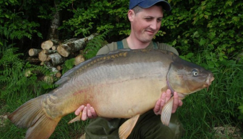 A 24 lb 5 oz carp from Boux, Michael Purnell, May 2014