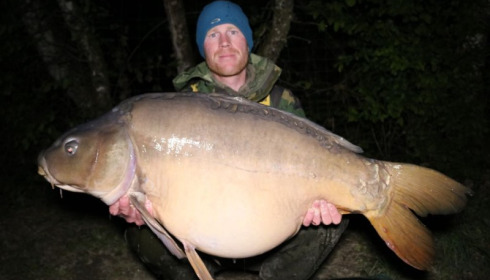 A 52 lb carp from Boux, matthew hoskins, Apr 2018