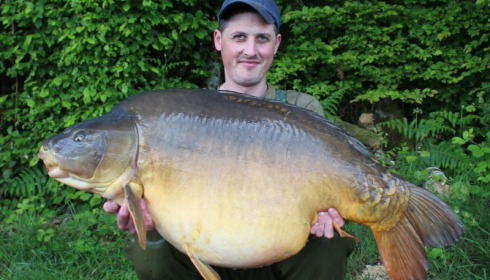 A 47 lb 11 oz carp from Boux, Michael Purnell, May 2014