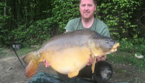 A 46 lb 8 oz carp from Boux, Dave Farman, Apr 2017