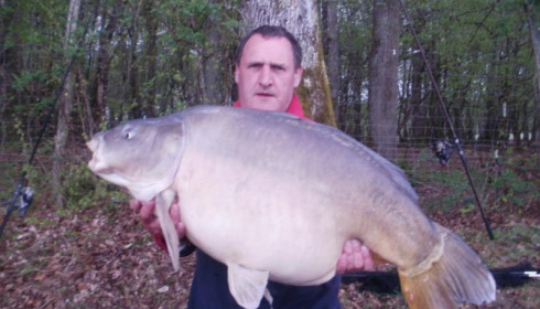 A 53 lb 10 oz carp from Boux, Derek Ryley, Apr 2012