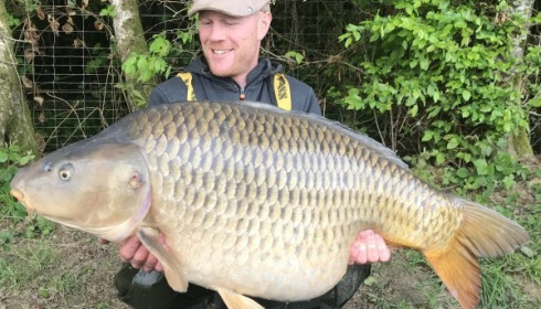 A 55 lb carp from Boux, Matthew Hoskins, Apr 2018