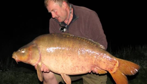 A 40 lb 2 oz carp from Boux, Paul Cooper, Aug 2014